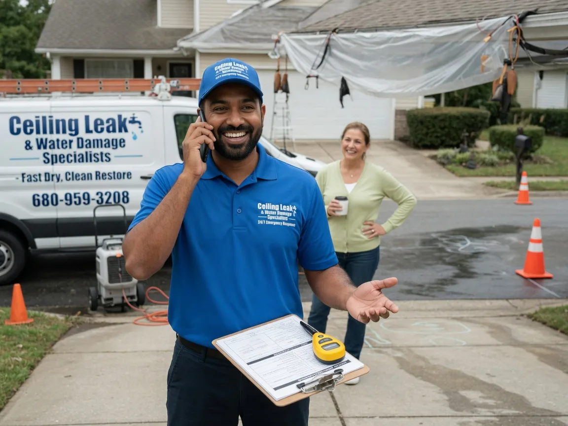Ceiling Leak Cleanup Paris, TX FAQs